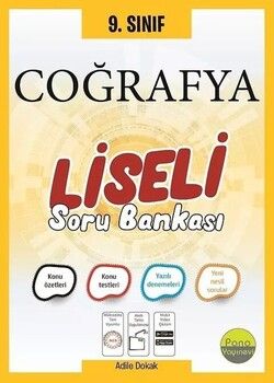 Pano Yayınları 9. Sınıf Coğrafya Liseli Soru Bankası
