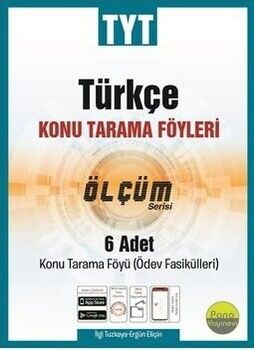 Pano Yayınları TYT Türkçe Konu Tarama Föyleri Ölçüm Serisi 6 Fasikül