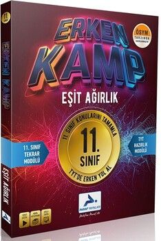 Paraf Yayınları 11. Sınıf Eşit Ağırlık Erken Kamp Tekrar Modülü