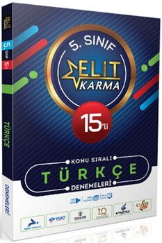 Paraf Yayınları 5. Sınıf Türkçe 15 li Elit Karma Konu Sıralı Denemeleri
