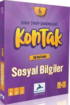 Paraf Yayınları 6. Sınıf Kontak Sosyal Bilgiler Denemeleri