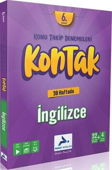 Paraf Yayınları 6. Sınıf Kontak İngilizce Denemeleri