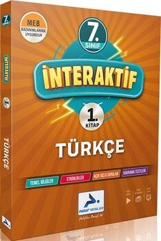 Paraf Yayınları 7.Sınıf İnteraktif Türkçe Soru Bankası