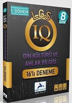 Paraf Yayınları 8. Sınıf LGS Din Kültürü ve Ahlak Bilgisi 1. Dönem IQ 16 lı Deneme