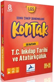 Paraf Yayınları 8. Sınıf T.C. İnkılap Tarihi ve Atatürkçülük Kontak Konu Takip Denemeleri