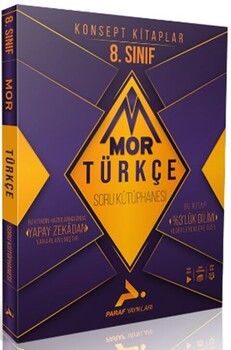 Paraf Yayınları 8. Sınıf LGS Türkçe Mor Soru Kütüphanesi