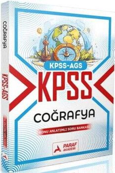 Paraf Yayınları KPSS AGS Coğrafya Konu Anlatımlı Soru Bankası