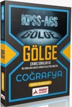 Paraf Yayınları KPSS MEB AGS Coğrafya Gölge Soru Bankası