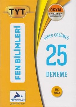 Paraf Yayınları TYT Fen Bilimleri Video Çözümlü 25 Deneme