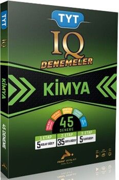 Paraf Yayınları TYT Kimya IQ Video Çözümlü 45 Branş Deneme