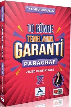 Paraf Yayınları TYT Paragraf Z Takımı 10 Günde Temel Atma Garanti Video Ders Kitabı