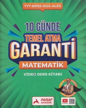 Paraf Yayınları TYT Matematik Z Takımı 10 Günde Temel Atma Garanti Video Ders Kitabı