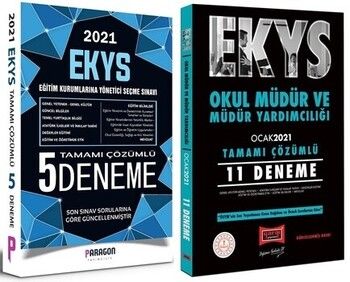 Paragon MEB EKYS Okul Müdür ve Yardımcılığı 11 + Yargı 5 Deneme Seti
