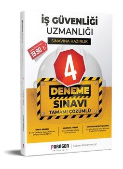 Paragon Yayıncılık İş Güvenliği Uzmanlığı İSG Tamamı Çözümlü 4 Deneme Sınavı