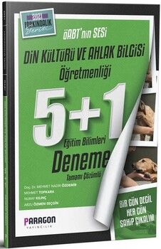 Paragon Yayıncılık 2021 ÖABT’nin Sesi Eğitim Bilimleri Din Kültürü ve Ahlak Bilgisi Öğretmenliği 5+1 Deneme