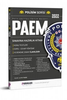 Paragon Yayıncılık 2022 PAEM Sınavına Hazırlık Kitabı