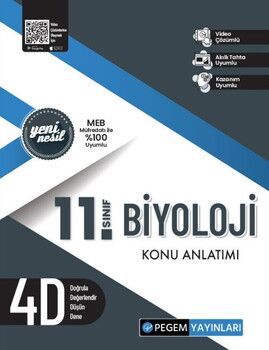 Pegem Akademi 11. Sınıf Biyoloji Konu Anlatımı