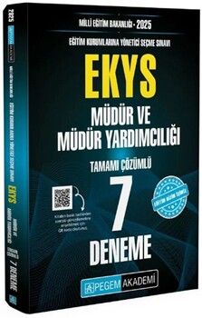 Pegem Akademi 2025 MEB EKYS Müdür ve Yardımcılığı 7 Deneme