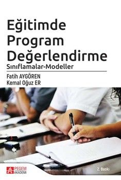 Pegem Akademi Eğitimde Program Değerlendirme Sınıflamalar Modeller