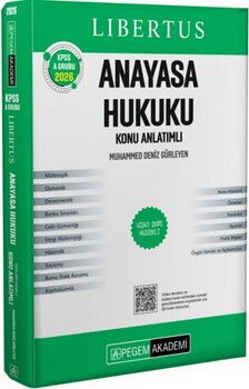 Pegem Yayınları 2026 KPSS A Grubu Libertus Anayasa Hukuku Konu Anlatımlı