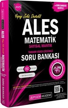 Pegem Yayınları 2025 ALES Matematik Sayısal Mantık Tamamı Video Çözümlü Soru Bankası