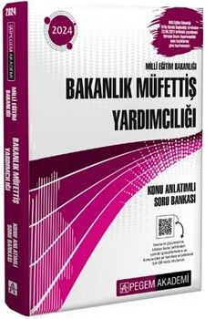 Pegem Yayınları 2024 MEB Bakanlık Müfettiş Yardımcılığı Konu Anlatımlı Soru Bankası