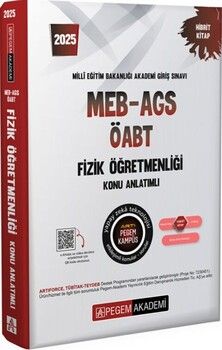 Pegem Yayınları 2025 MEB AGS ÖABT Fizik Öğretmenliği Konu Anlatımlı