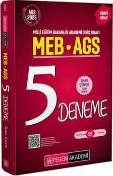 Pegem Yayınları 2025 MEB AGS Tamamı Çözümlü 5 Deneme