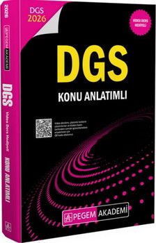 Pegem Yayınları 2026 DGS Konu Anlatımlı