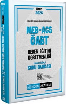 Pegem Yayınları 2026 MEB AGS ÖABT Beden Eğitimi Öğretmenliği Tamamı Çözümlü Soru Bankası