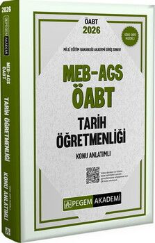 Pegem Yayınları 2026 MEB AGS ÖABT Tarih Öğretmenliği Konu Anlatımlı