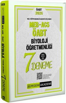 Pegem Yayınları 2026 MEB AGS ÖABT Biyoloji Öğretmenliği Tamamı Çözümlü 7 Deneme