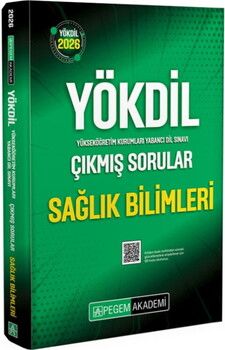 Pegem Yayınları 2026 YÖKDİL Sağlık Bilimleri Çıkmış Sorular