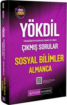 Pegem Yayınları 2026 YÖKDİL Sosyal Bilimler Almanca Çıkmış Sorular