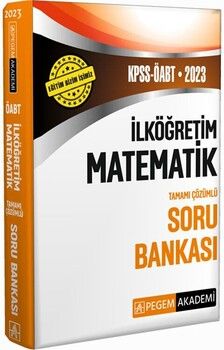Pegem Yayınları 2023 KPSS ÖABT İlköğretim Matematik Soru Bankası