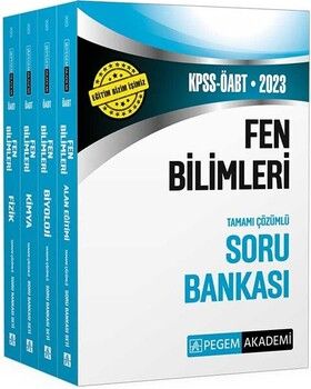 Pegem Yayınları 2023 KPSS ÖABT Fen Bilimleri Soru Bankası