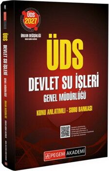Pegem Yayınları 2027 ÜDS Devlet Su İşleri Genel Müdürlüğü Konu Anlatımlı Soru Bankası