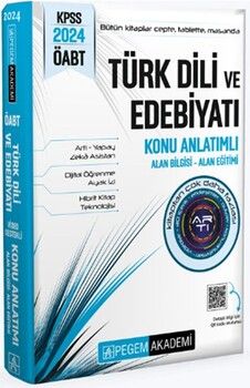 Pegem Yayınları 2024 KPSS ÖABT Türk Dili ve Edebiyat Konu Anlatımlı