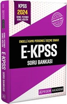 Pegem Yayınları 2024 E KPSS Soru Bankası