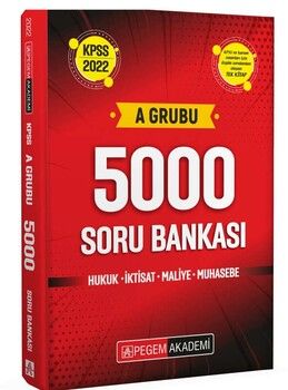 Pegem Yayınları 2022 KPSS A Grubu 5000 Soru Bankası