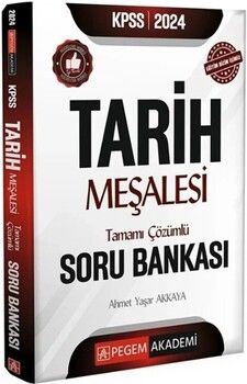 Pegem Yayınları 2024 KPSS Tarih Meşalesi Soru Bankası