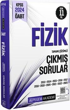 Pegem Yayınları 2024 KPSS ÖABT Fizik Tamamı Çözümlü Çıkmış Sorular