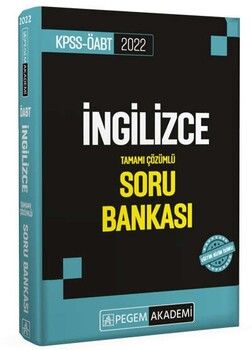 Pegem Yayınları 2022 KPSS ÖABT İngilizce Tamamı Çözümlü Soru Bankası
