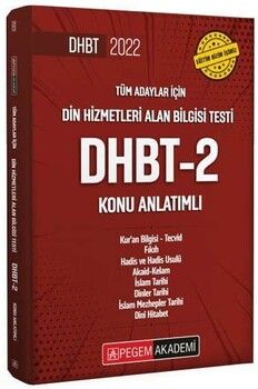 Pegem Yayınları DHBT 2 Tüm Adaylar Konu Anlatımlı