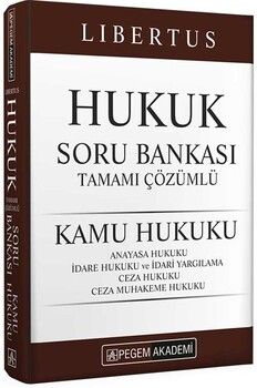 Pegem Yayınları KPSS A Grubu Libertus Hukuk Soru Bankası
