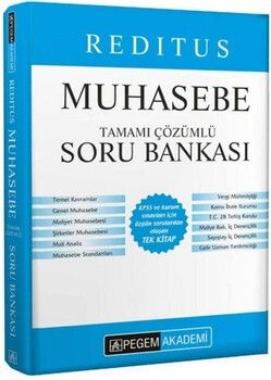 Pegem Yayınları KPSS A Grubu Muhasebe Soru Bankası