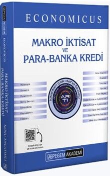 Pegem Yayınları KPSS A Grubu Economicus Makro İktisat ve Para Banka Kredi Konu Anlatımı