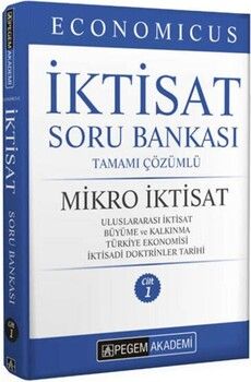 Pegem Yayınları KPSS A Grubu Economicus Mikro İktisat Tamamı Çözümlü Soru Bankası