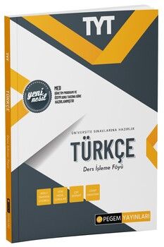 Pegem Yayınları  TYT Türkçe Ders İşleme Föyü