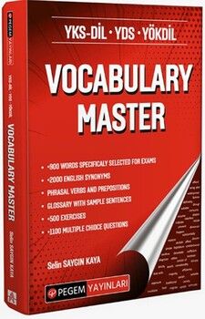 Pegem Yayınları YKS DİL YDS YÖKDİL Vocabulary Master